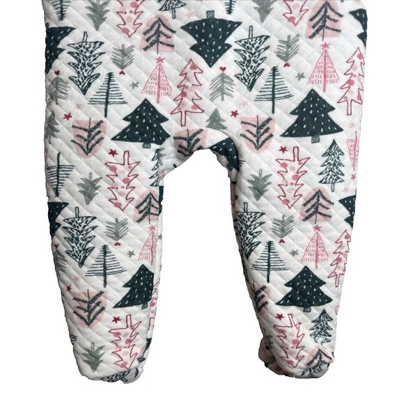 Chick Pea Sleeper Christmas Trees Size 6-9 Months Unisex Holiday Festive Winter - Picture 8 of 13